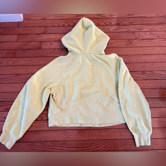 Lululemon Scuba Oversized Half-Zip Hoodie Electric Lemon size XS/S - Picture 5 of 8